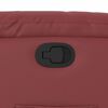vidaXL Sill&oacute;n reclinable de cuero sint&eacute;tico rojo tinto