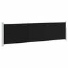 vidaXL Toldo lateral retr&aacute;ctil de jard&iacute;n negro 140x514 cm