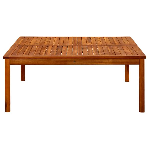 vidaXL Mesa de centro de jardín madera maciza de acacia 110x110x45 cm