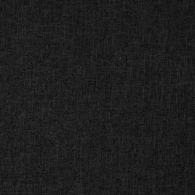 vidaXL Silla de suelo plegable de tela negra