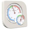 vidaXL Higr&oacute;metro Termo 7,5 x 7,5 x 1,2 cm ABS