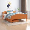 vidaXL Estructura de cama 2 cajones madera pino marr&oacute;n miel 140x200 cm