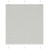 vidaXL Estor Plisado gris claro 120x100 cm Tela Ancho 119,4 cm