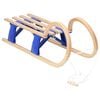 vidaXL Trineo plegable de madera contrachapada 110 cm