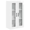 vidaXL Armario de vidrio para pared LUCCA Brillante 60 x 31 x 100 cm