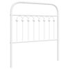 vidaXL Cabecero de repuesto de metal blanco 90 cm