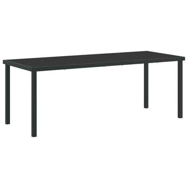 vidaXL Conjunto de Comedor de Jard&iacute;n 7 pcs Marr&oacute;n y Negro
