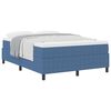 vidaXL Cama tipo Box Spring Azul y 160 x 200 cm Tela de Pana