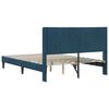 vidaXL Estructura de cama con cabecera Azul 120 x 200 cm Terciopelo