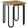 vidaXL Mesa de centro Roble artisan 40 x 40 x 45 cm