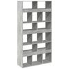 vidaXL Separador de ambientes madera gris hormig&oacute;n 100x33x187,5 cm