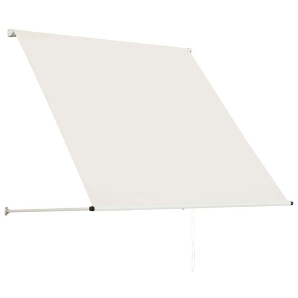 vidaXL Toldo retráctil crema 100x150 cm