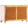 vidaXL Aparador de madera maciza de mango rosa claro 110x35x70 cm