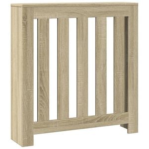 vidaXL Cubierta de radiador madera ingenier&iacute;a roble Sonoma 78x20x82 cm