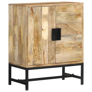 vidaXL Aparador de madera maciza de mango 60x35x75 cm