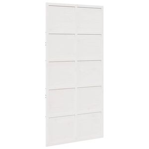 vidaXL Puerta Corrediza 100 x 208 cm Madera de Pino Maciza