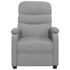 vidaXL Sill&oacute;n reclinable de tela gris claro