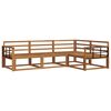 vidaXL Conjunto de sof&aacute;s de exterior 4 pcs Natural
