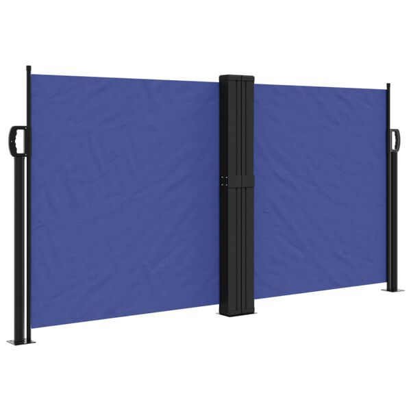 vidaXL Toldo lateral retr&aacute;ctil azul 120x1200 cm
