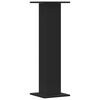 vidaXL Soportes de plantas 2 uds madera ingenier&iacute;a negro 30x30x95 cm