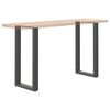 vidaXL Patas para mesa de bar en forma de U (2 unidades), antracita, 40 x (90-91) cm, acero