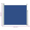 vidaXL Toldo lateral retráctil de jardín azul 100x300 cm