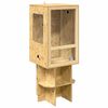 vidaXL Terrario Marr&oacute;n 50 x 50 x 130 cm OSB