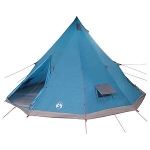 vidaXL Carpa Tipi con techo Azul 560 x 560 x 300 cm tafet&aacute;n