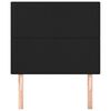 vidaXL Cabecero de cama negro 100x5x118/128 cm piel sint&eacute;tica