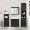 vidaXL Mueble ba&ntilde;o para lavabo madera ingenier&iacute;a negro 65 x 33 x 60 cm