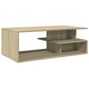 vidaXL Mesa de centro madera de ingenier&iacute;a roble Sonoma 102x55x35 cm