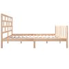 vidaXL Estructura de cama de madera maciza de pino 160x200 cm