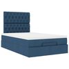 vidaXL Estructura de cama otomana colch&oacute;n tela azul 120x190 cm