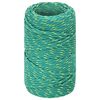 vidaXL Cuerda multiusos 2 mm 250 m Verde PP 27 kg Carga m&aacute;x.