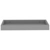 vidaXL Estantes de pared Loggia 4 uds gris MDF 40x15x4 cm