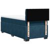 vidaXL Cama box spring con colch&oacute;n terciopelo azul oscuro 90x200 cm