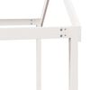 vidaXL Techo de cama infantil madera maciza blanco 217x95,5x159 cm
