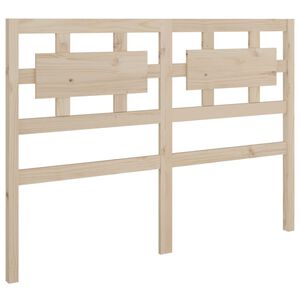 vidaXL Cabecero de cama madera maciza de pino 125,5x4x100 cm