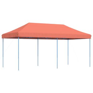 vidaXL Tienda de fiesta plegable Pop-Up terracota 580x292x315 cm