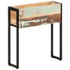 vidaXL Jardinera de madera maciza reciclada 60x20x68 cm