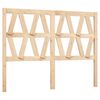 vidaXL Cabecero de cama madera maciza de pino 141x4x100 cm