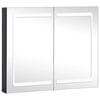 vidaXL Mueble de ba&ntilde;o con espejo LED 80x12,2x68 cm