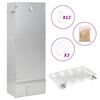 vidaXL Horno ahumador de BBQ con generador humo fr&iacute;o acero galvanizado