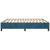 vidaXL Estructura Estructura de cama con somier terciopelo azul oscuro 200x200 cm