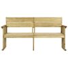 vidaXL Banco de jard&iacute;n de madera de pino impregnada 172 cm