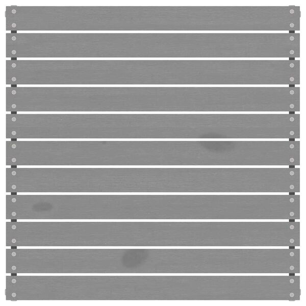 vidaXL Taburete de jardín de madera maciza de pino gris