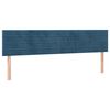 vidaXL Cama box spring con colch&oacute;n terciopelo azul oscuro 120x190 cm