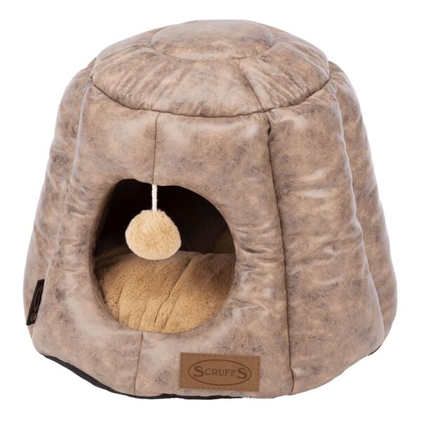 Scruffs & Tramps Cama para gatos Knightsbridge 48x38 cm marr&oacute;n