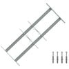 vidaXL Reja de Seguridad para Ventanas con 3 Barandas 3 pcs