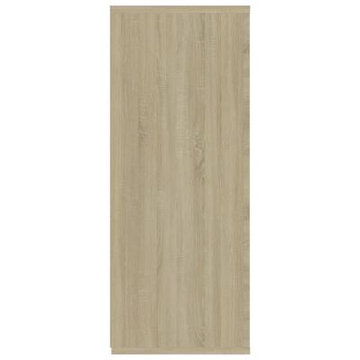vidaXL Aparador madera contrachapada roble Sonoma 105x30x75 cm